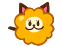 Fluffy Cheese Cat