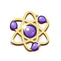 Atom Grape Brooch