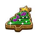 Christmas Tree Cookie