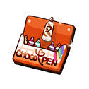 Colorful Choco Pen Set