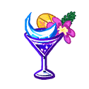 Crescent Moon Cocktail