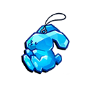Crystal Bunny Key Ring