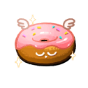 Dreaming Strawberry Choco Donut