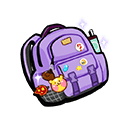 First Grader's Badged Backpack