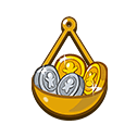 Full Coin Scale Plate