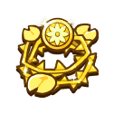 Gold Lotus Wreath of Wisdom