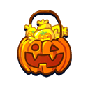 Pumpkin Candy Basket