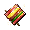 Squirrel's Colorful Jelly Skewers