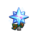 Squirrel's Crystal Star Ornament
