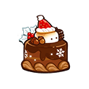 Squirrel's Santa Choco Cake