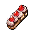 Strawberry Cream Eclair Baton