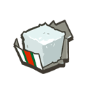White Sugar Cube
