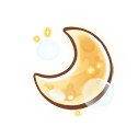 Crescent Moon Rice Cake