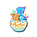 GingerBrave's B-Day Cupcake