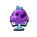 Glossy Blueberry Sherbet
