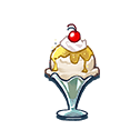 Gold Dust Ice Cream Sundae
