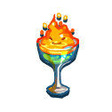 Hand-made Flaming Cocktail