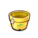 Herb Cookie's Golden Flowerpot