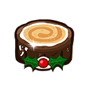 Large Piece of Log Cake