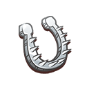 Steel Spike Horseshoe