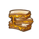 Triple Peanut Butter Sandwich